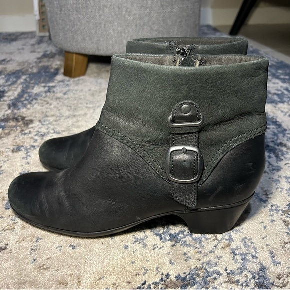 Clarks Ingalls Nile Black Ankle Boots Size 11 - Picture 3 of 13